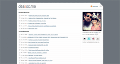 Desktop Screenshot of dealloc.me